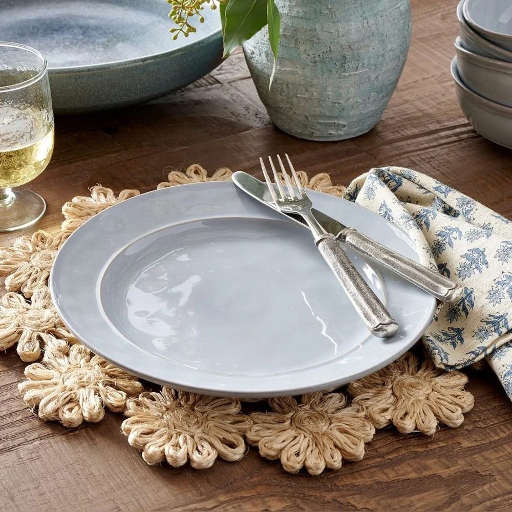 Pottery Barn Aqua Dinner Plate
